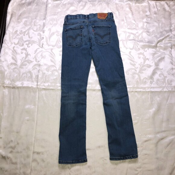 Levi’s 511 Jeans 16 Big Kids Light Wash Denim 27 X 29 Boys Stretch Adjust - Picture 2 of 6